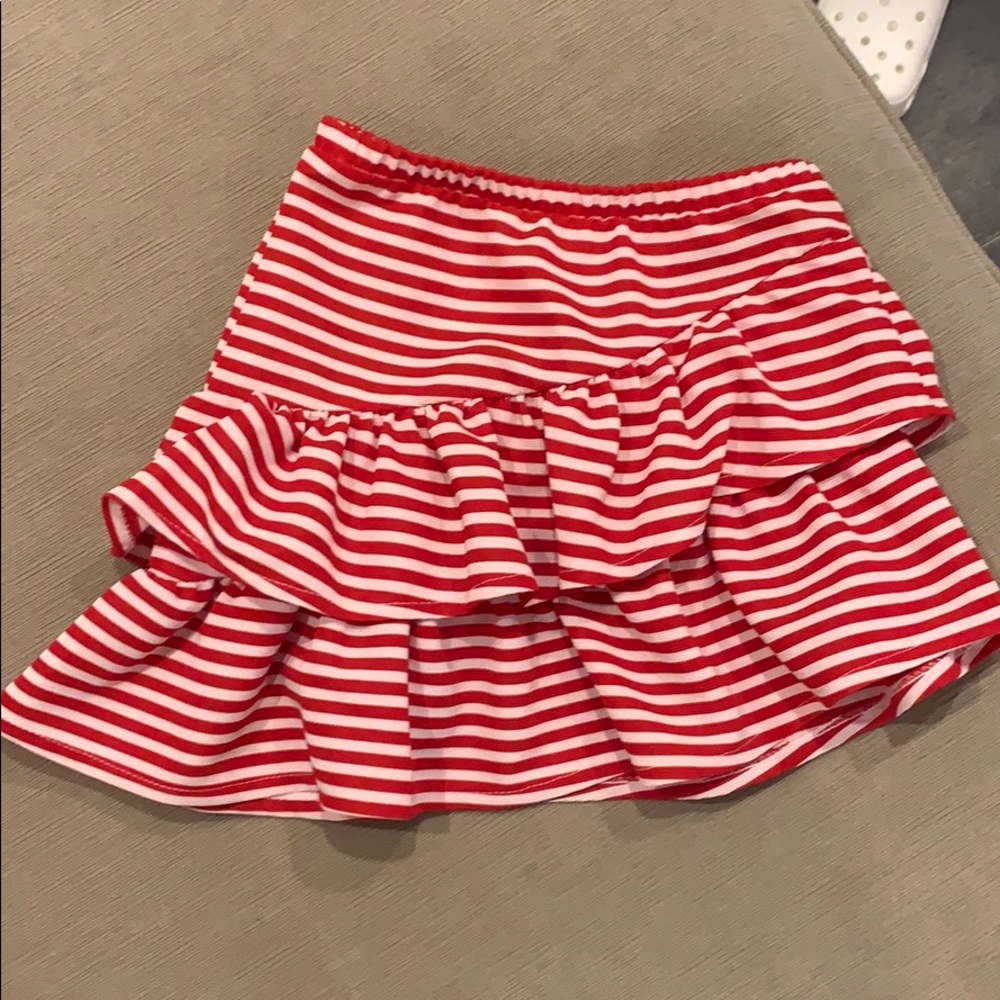 COPY - Zara girls red and white skirt size 5/6